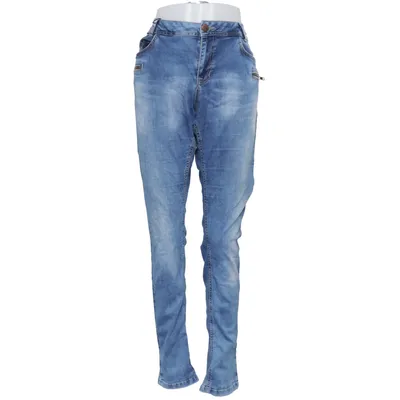 Jeans (Blue) from Denim Identity by Zizzi Cotton, Elastane, Polyester, Viscose