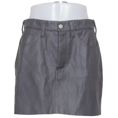 Jupe (Gris) de Oak+ Fort Coton, Polyester, Polyuréthane, Viscose