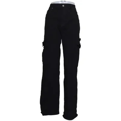 Pantalon cargo (Noir) de Laulia Coton, Élasthane