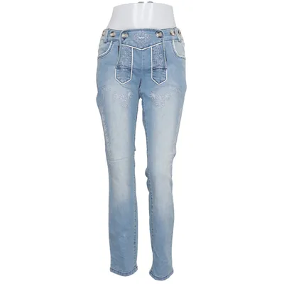 Jeans (Blå) fra Arizona Bomuld, Elastan, Polyester