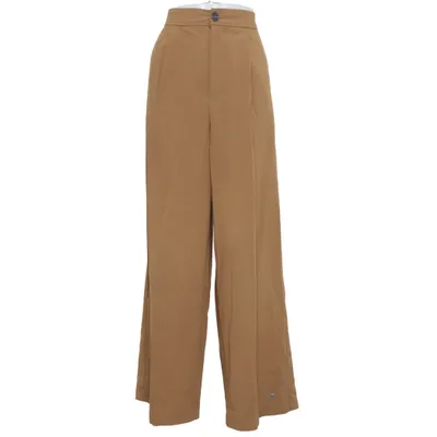 Palazzo broek (Bruin) van 24Colours Elastaan, Polyester, Viscose