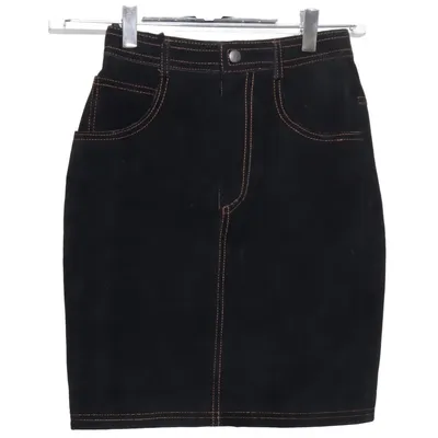 Jupe en jean (Noir) de Intact Cuir, Polyester