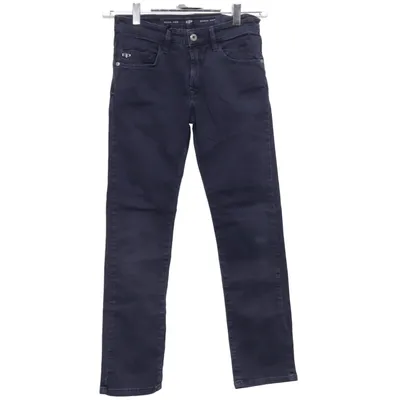 Chinos (Blauw) van Eddie Pen Katoen, Elastaan