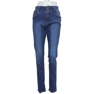 Spijkerbroek (Blauw) van Cappucini Katoen, Elastaan