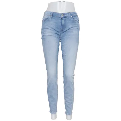 Spijkerbroek (Blauw) van 7 for All Mankind Katoen, Elastaan, Lyocell, Polyester