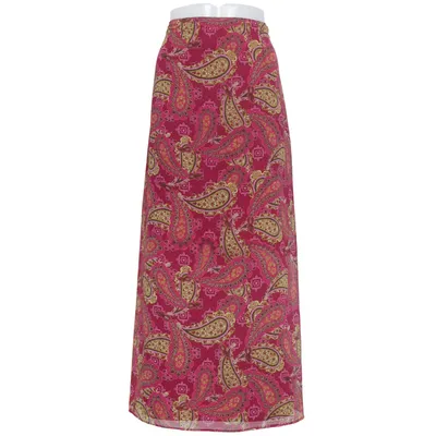 Maxi rok (Roze, Meerkleurig) van Fransa Polyester