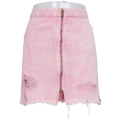 Denim skirt (Pink) from Oneteaspoon