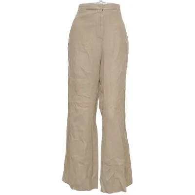 Pantalon patte d'éléphant (Beige) de MaxMara