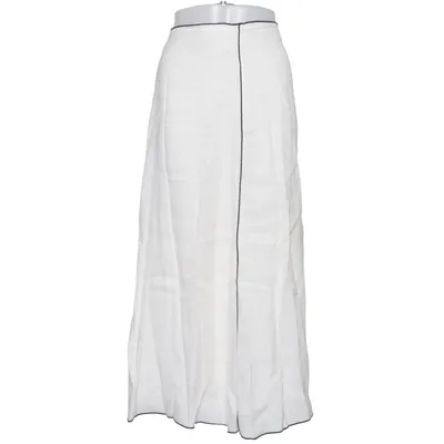 Jupe longue (Blanc) de Massimo Dutti