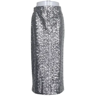 Rok (Zilver) van Edited Elastaan, Polyester