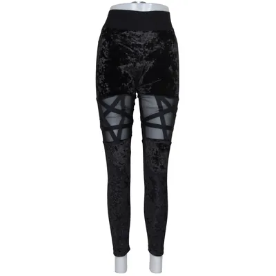 Leggings (Sort) fra Killstar Elastan, Polyester