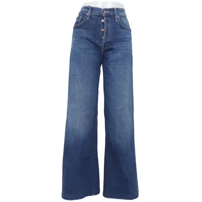 Spijkerbroek (Blauw) van Mother Elastaan, Polyester, Gerecycled katoen