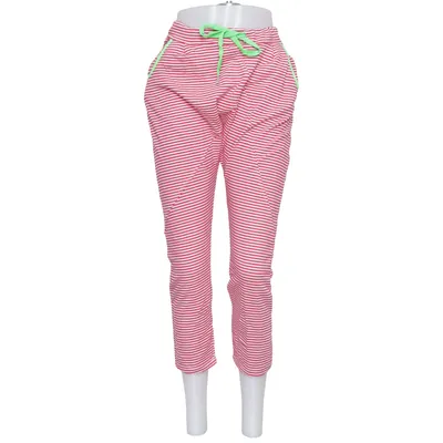 Pyjamahose (Rot, Weiß) von "SU" Baumwolle, Elasthan