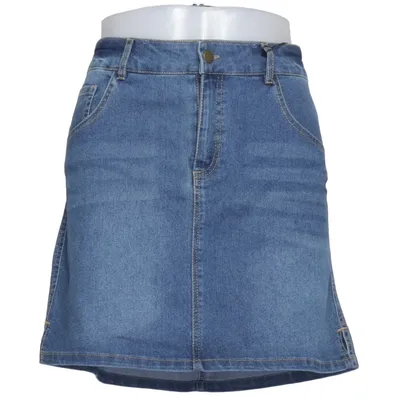 Denim skirt (Blue) from Reach Cotton, Elastane
