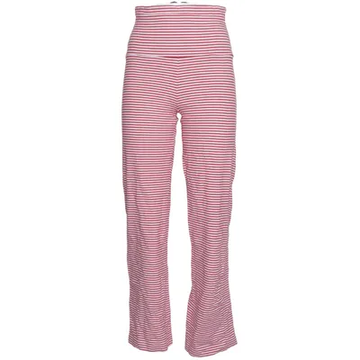 Palazzobyxor (Röd, Vit) från Nom Elastan, Ekologisk bomull