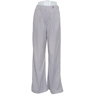 Palazzo pants (Gray) from Hmiya Polyester