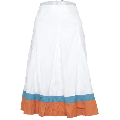 Skirt (White, Blue, Brown) from Boden Cotton