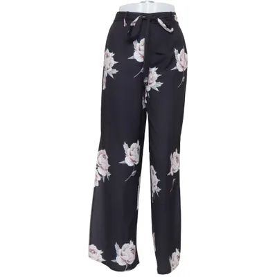 Palazzo broek (Zwart, Meerkleurig) van Ally Bell Katoen, Polyester
