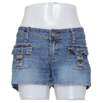 Denim shorts (Blue) from Angels Cotton, Elastane, Polyester