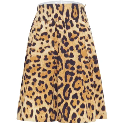 Rok (Bruin, Zwart) van Escada Katoen