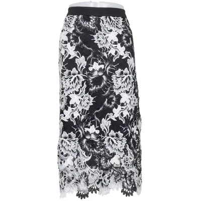 Kjol (Svart, Vit) från Margit Brandt Bomull, Polyester