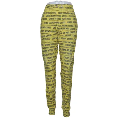 Jogginghose (Gelb, Schwarz) von Aloha From Deer Baumwolle, Polyester