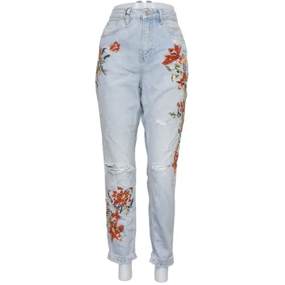 Jeans (Mom) von Topshop Moto Baumwolle, Polyester
