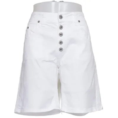 Short (Blanc) de Please Vintage Glam Coton, Élasthane