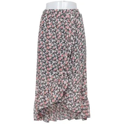 Slå om-nederdel (Sort, Flerfarvet) fra Papillonne Elastan, Polyester