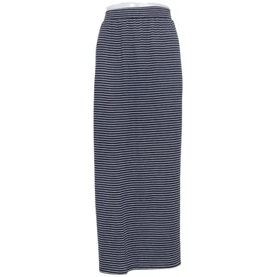 Maxi skirt (Black, White) from Jean Pascale Elastane, Polyester, Viscose
