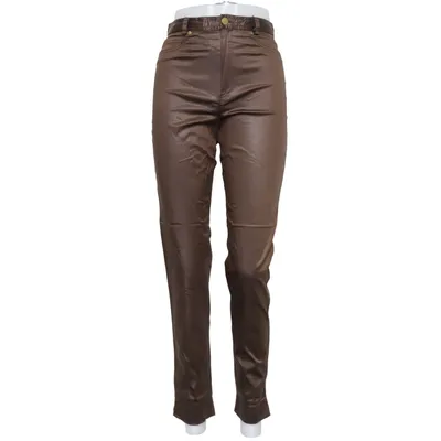 Pantalon en cuir (Marron) de Zucchero