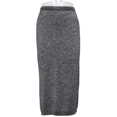 Jupe (Gris, Noir) de Saks Fifth Avenue Polyamide, Polyester, Laine