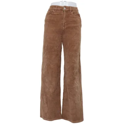 Pantalon en velours (Marron) de Pull & Bear Coton, Élasthane