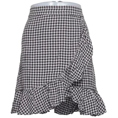 Rok (Zwart, Wit) van Ganni Viscose