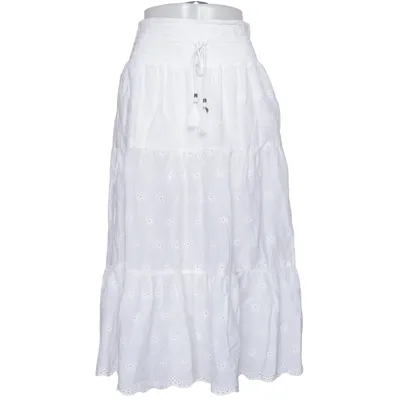 Jupe longue (Blanc) de Pepe Jeans Coton