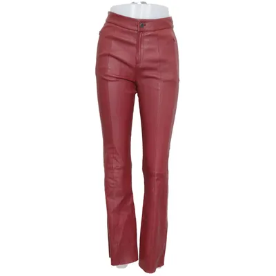 Leren broek (Littia Pants) van Gestuz Katoen, Elastaan, Leer