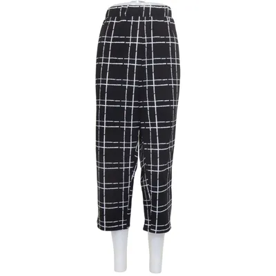 Pants (Black, White) from Shein Curve Elastane, Polyester