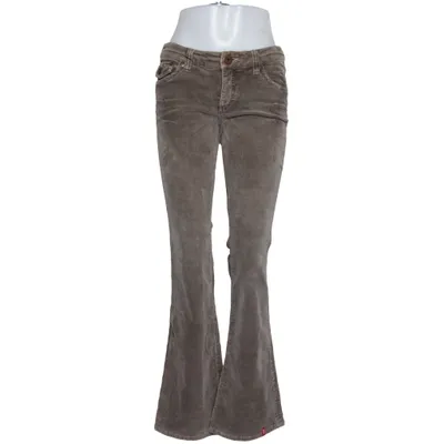 Pantalon en velours (Gris) de EDC by ESPRIT Coton, Élasthane