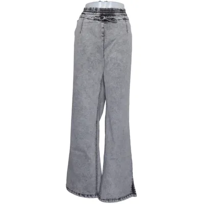 Spijkerbroek (Grijs) van Ulla Popken Katoen, Elastaan, Polyester