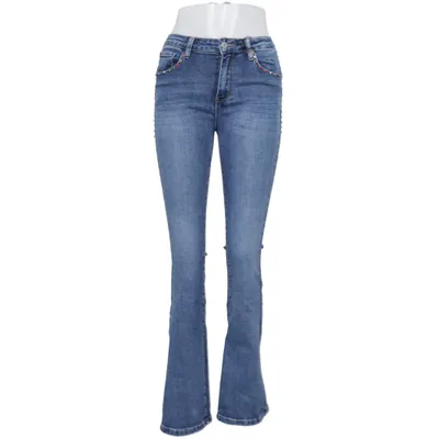 Jeans (Blå) fra Re-Dress Bomuld, Elastan, Polyester, Viscose