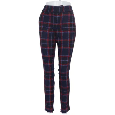 Byxor (Blå, Röd, Flerfärgad) från Oui Bomull, Elastan, Polyester, Viskos