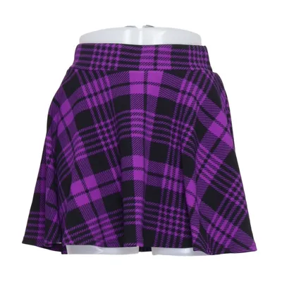 Skirt (Purple, Black) from DJT Elastane, Polyester