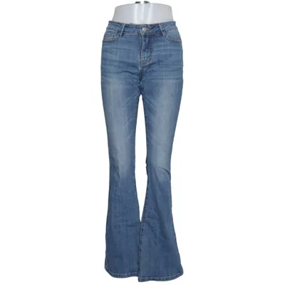Jeans (Blå) från Madlady Bomull, Elastan, Polyester