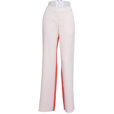 Pantalon patte d'éléphant (Rose, Rouge) de Parosh Polyester