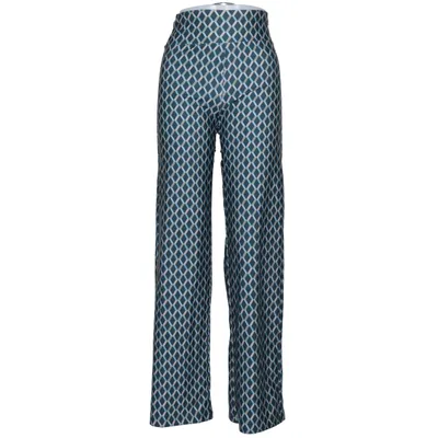 Palazzo pants (Green, Multicolored) from Oysho Elastane, Polyester