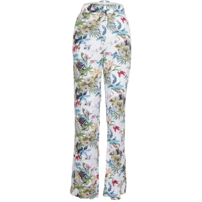 Palazzo pants (White, Multicolored) from Tara M Viscose