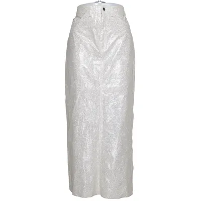 Maxi skirt (Silver) from Ahlvar Gallery Polyester