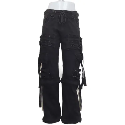 Pantalon cargo (Noir) de Gothicana by EMP Coton