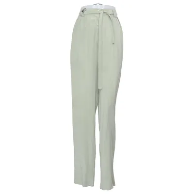 Pantalon patte d'éléphant (Vert) de Jennifer Collection Soie