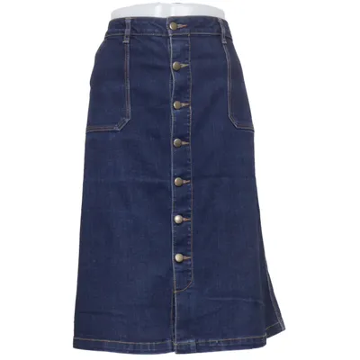 Jeansnederdel (Blå) fra R Edition Bomuld, Elastan, Polyester, Viscose